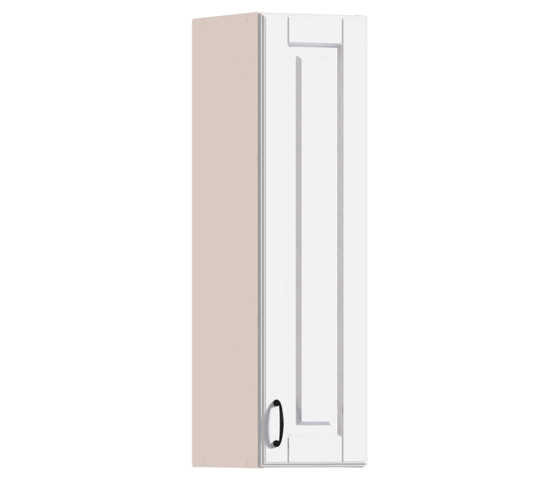 Регина, Регина РП-125 Полка Песочный/МДФ Белый матовый