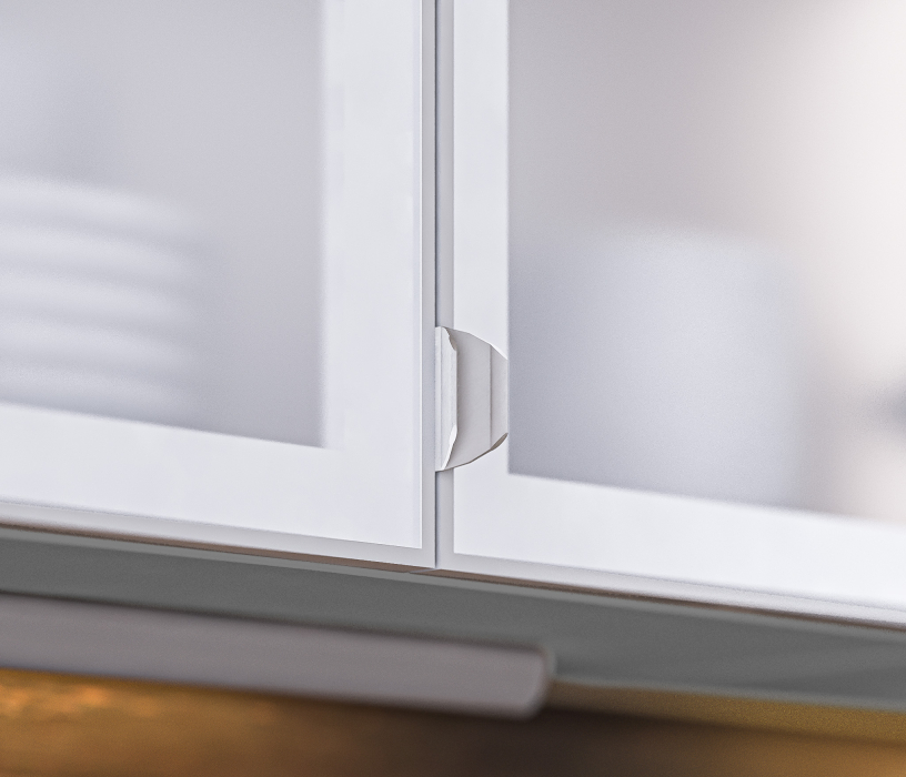 Кухонные гарнитуры, Кухня Регина Белый/МДФ Эстель Графит глянец, белый глянец 3 м