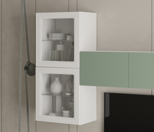 Гостиная Тренд Белый/Камыш