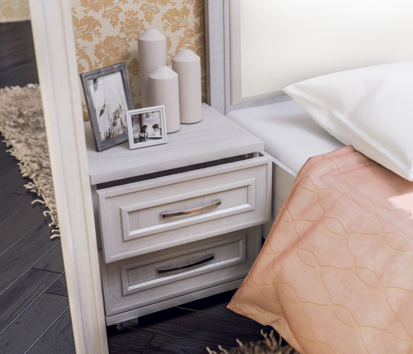 Спальные гарнитуры, Флоренция Спальня с полками СБ-2403