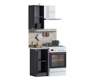 Кухонный гарнитур Ангелина-40 Диамант серый