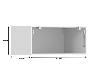 Регина корпус для шкафа навесного углового 2 дв 60х36 см