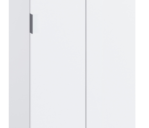 Мальта СБ-3258 Шкаф приставной Белый/МДФ Белый