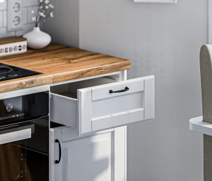 Кухонный гарнитур Регина Белый / МДФ Белый матовый 2,4 м