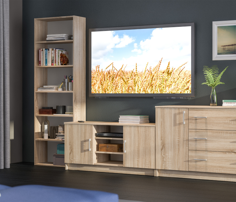 ТВ-тумбы, Тумба ТВ Терра (Лофт) СБ-2959 Сонома