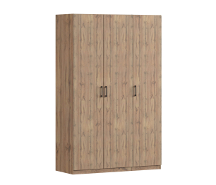 Шкаф трехдверный Макс 1500 мм, вариант №2 (ЛДСП, корпус дуб вотан)