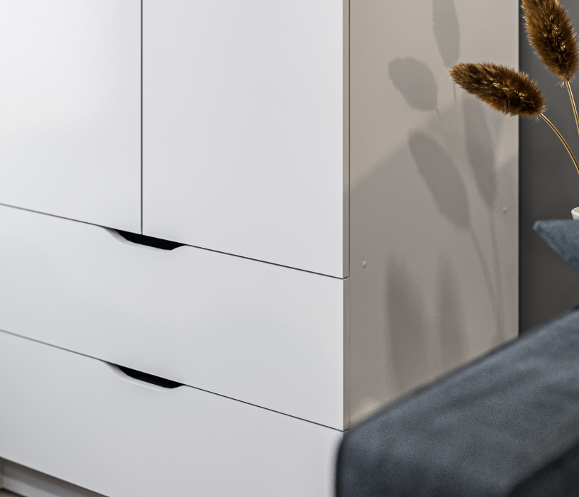 Шкафы распашные, Шкаф с ящиками Бруклин СБ-3345