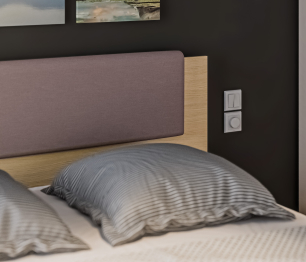 Афина Спальня Дуб Винченца/Кашемир серый