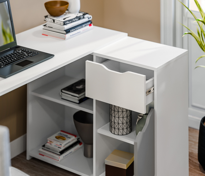 Mika / Мика, Стол Mika / Мика СБ-3277 Белый/Белый,Серый