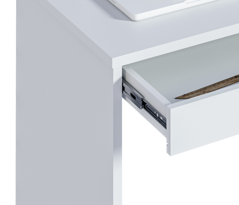 Прямые компьютерные столы, Стол Мика СБ-3308 Белый