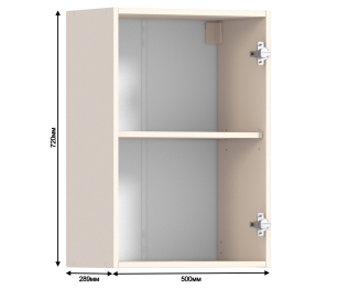 Регина РП-50 Полка Песочный/МДФ Бежевый Лев