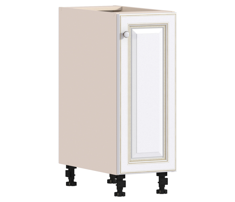 , Регина РС-30 Шкаф-стол Песочный//Белое золото