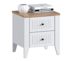 Набор для спальни Монтана Белый Альпийский,Дуб Гамильтон/МДФ Дуб Белый