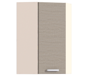 Полка угловая с фасадом Регина 926 Песочный Дуб Сантана Светлый