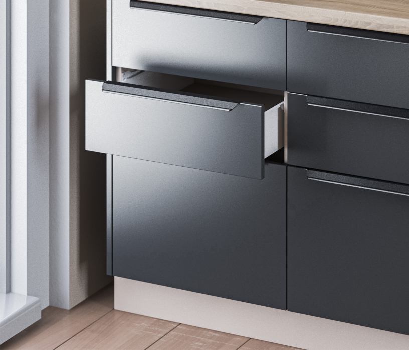 Кухонные гарнитуры, Кухонный гарнитур ЛОФТ Регина Песочный/Диамант серый, Дуб дикий 1,8 м ПОД КЛЮЧ