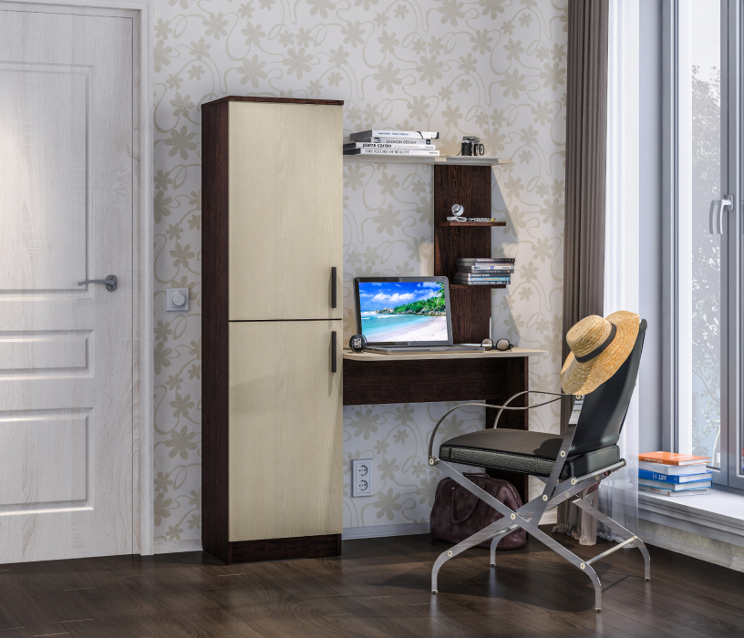 Компьютерные столы, Стеллаж со столом Тесса СБ-2737