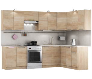 Кухня угловая Ангелина Классик 280*180 см.