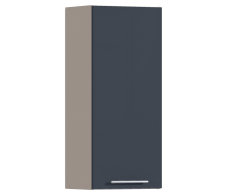 Эстель, Регина РП-140 Полка Песочный/МДФ Графит глянец