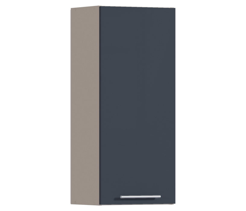 Эстель, Регина РП-140 Полка Песочный/МДФ Графит глянец