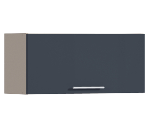 Регина РП-280 Полка Песочный/МДФ Графит глянец