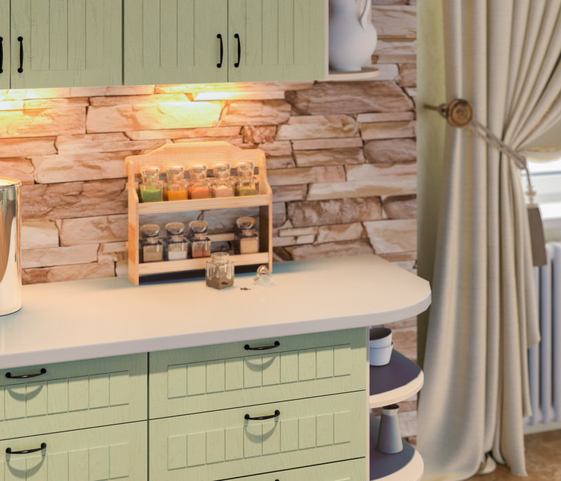 Лидеры продаж модульных кухонь, Регина (Прованс) Шервуд 4300*2400