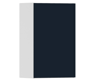 Регина РП-45 Полка Белый/МДФ Квадро Синий