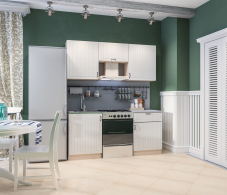 Кухонные гарнитуры, Кухонный гарнитур Регина 1,8м (Прованс) Сандал Белый