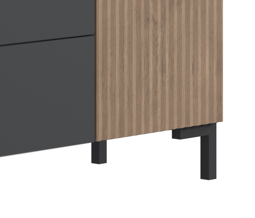 Комоды, Комод Тренд СБ-3443 3 ящика, 2 двери