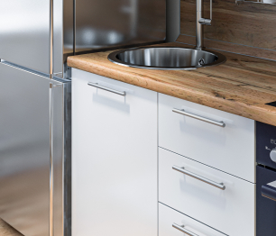 Кухонный гарнитур Регина Белый/Анна МДФ Белый глянец 1,6 м