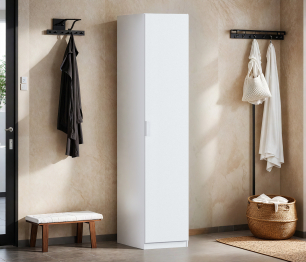 Шкаф однодверный Макс 500 мм, вариант №2 (ЛДСП/МДФ)