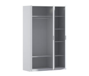 Шкаф трехдверный Макс 1500 мм, вариант №1 (ЛДСП/МДФ)