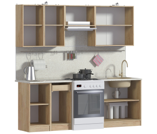 Кухня Ангелина Классик Дуб Сонома 2,2 м