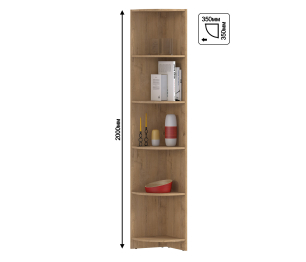 Стеллаж торцевой Сидней СБ-2587