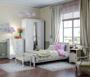 Кровать 900 Прованс СБ-2563