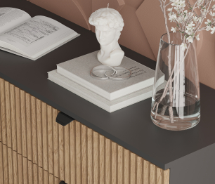 Комод Тренд СБ-3446 3 ящика, 1 дверь