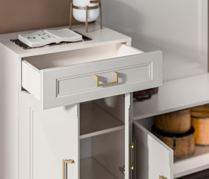 Прихожая Ассоль Кашемир серый/МДФ Кашемир