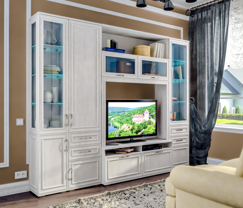 Витрины, Витрина торцевая Флоренция СБ-2400 левая