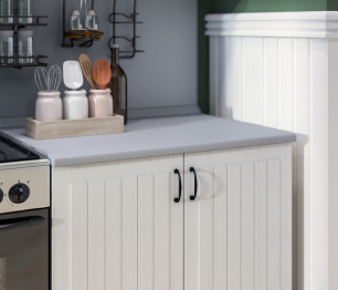 Кухонный гарнитур Регина 1,8м (Прованс) Сандал Белый