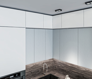 Кухонный гарнитур угловой Регина Белый / Белла Белый Альпийский/МДФ Джаз Светло-серый 2 м*2,6 м