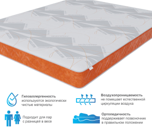 Матрас Тропикана-Агама в чехле Warmer 900х2000