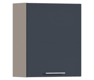 Регина РП-60 Полка Песочный/МДФ Графит глянец