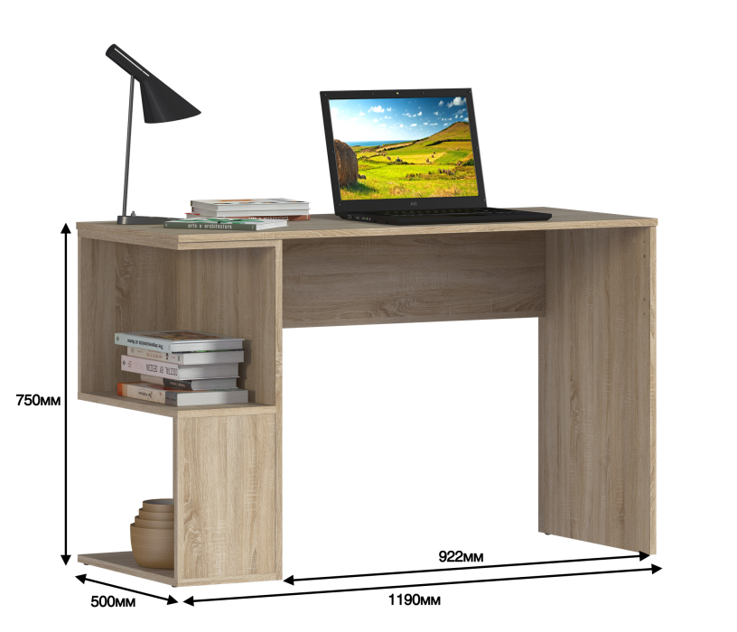 Прямые компьютерные столы, Стол Кито СБ-3212