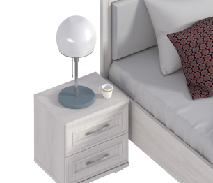 Флоренция набор с кроватью(СБ-2390+СБ-2393+СБ-2395)