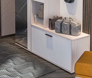 Прихожая Саша СБ-2739 Авиньон/Белый