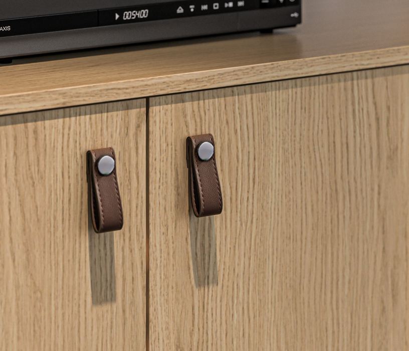 Стенки для гостиной, Гостиная (стенка) на ножках Тренд Дуб Винченца / ЛДСП Дуб Винченца