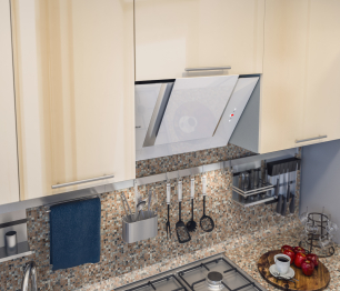 Анна Алюминий/Ваниль глянец/Рубин глянец (без учета столешницы , панели) L-2000