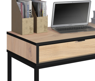 Лофт кабинет (стол+полка) Дуб Минерва