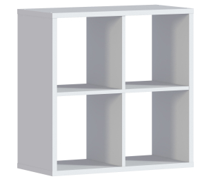 Стеллаж Кито СБ-3241 Белый с дверцами