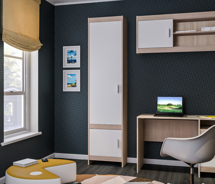 Для одежды, Пенал Дакота СБ-2084 Сосна