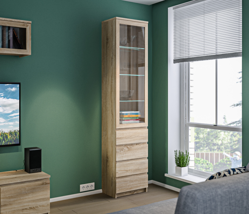 Витрины, Шкаф-витрина Веста СБ-2248